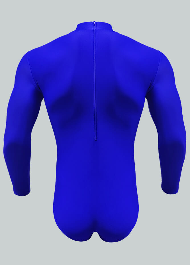 Long Sleeve Turtleneck Leotard for Men