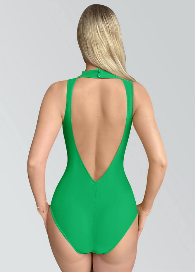 Low Cut Backless Ballet Leotards for Women