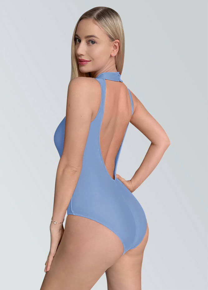 Low Cut Backless Ballet Leotards for Women