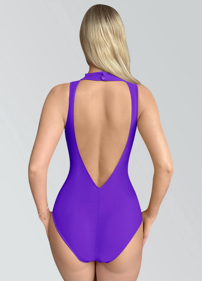 Low Cut Backless Ballet Leotards for Women