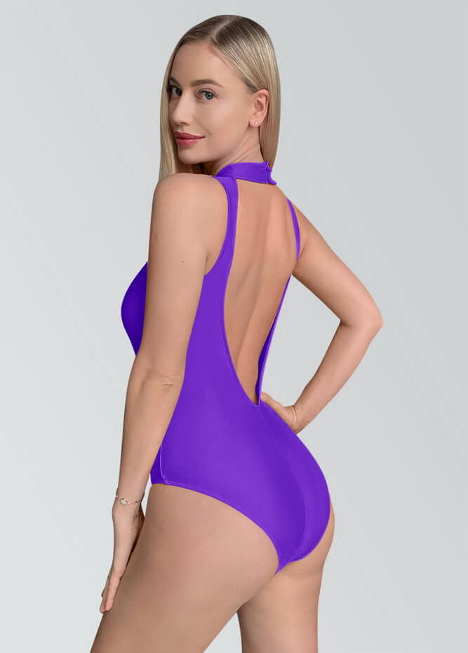 Low Cut Backless Ballet Leotards for Women