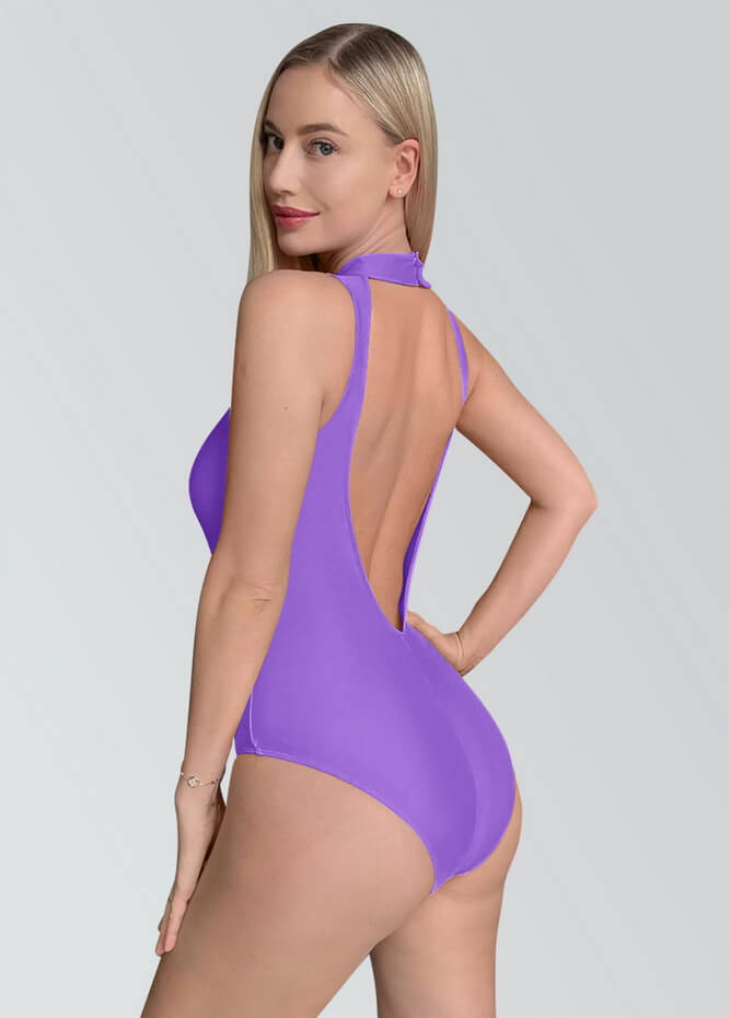 Low Cut Backless Ballet Leotards for Women