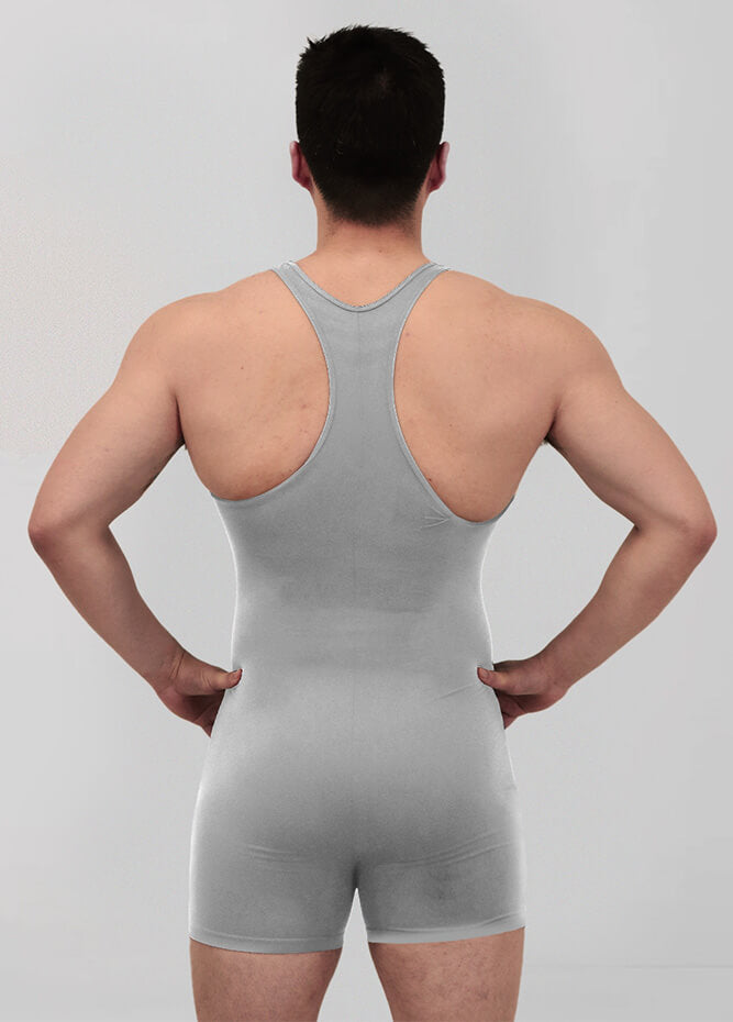 Mens Racerback Fitness Short Unitard
