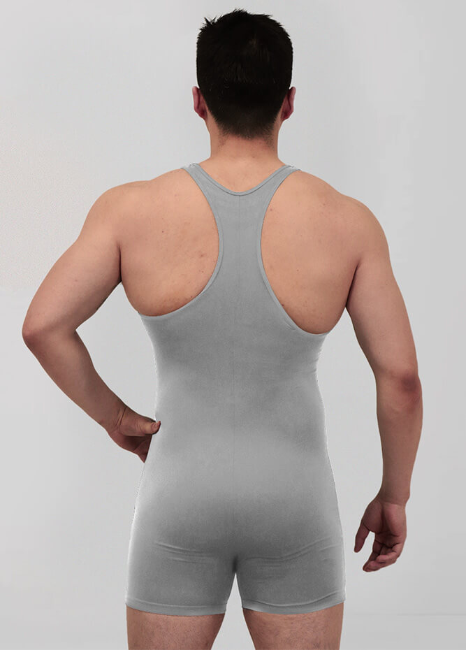 Mens Racerback Fitness Short Unitard