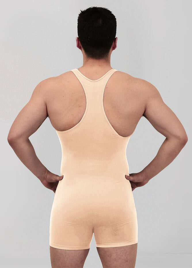 Mens Racerback Fitness Short Unitard