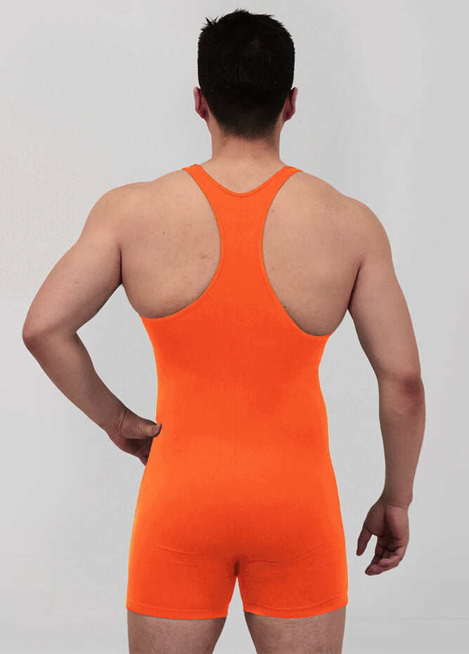 Mens Racerback Fitness Short Unitard