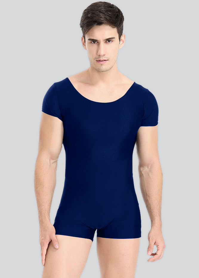 Mens Spandex Bodysuit Workout Biketard