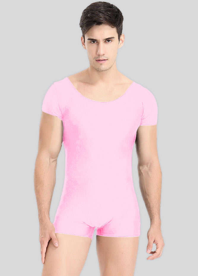 Mens Spandex Bodysuit Workout Biketard