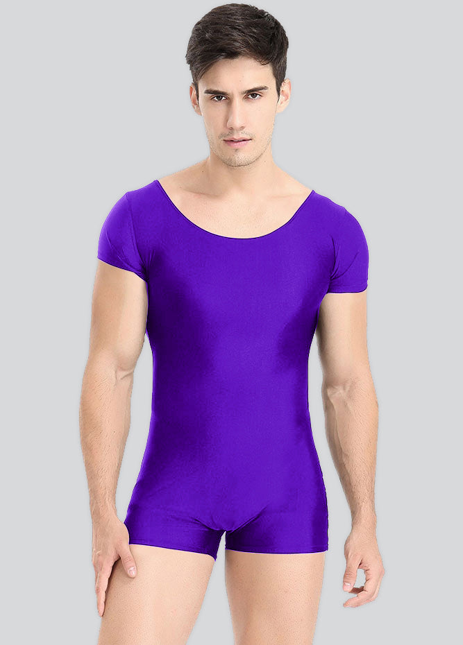Mens Spandex Bodysuit Workout Biketard