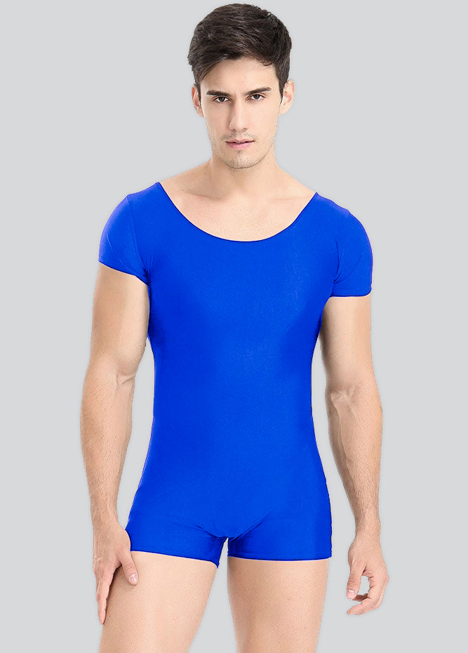 Mens Spandex Bodysuit Workout Biketard