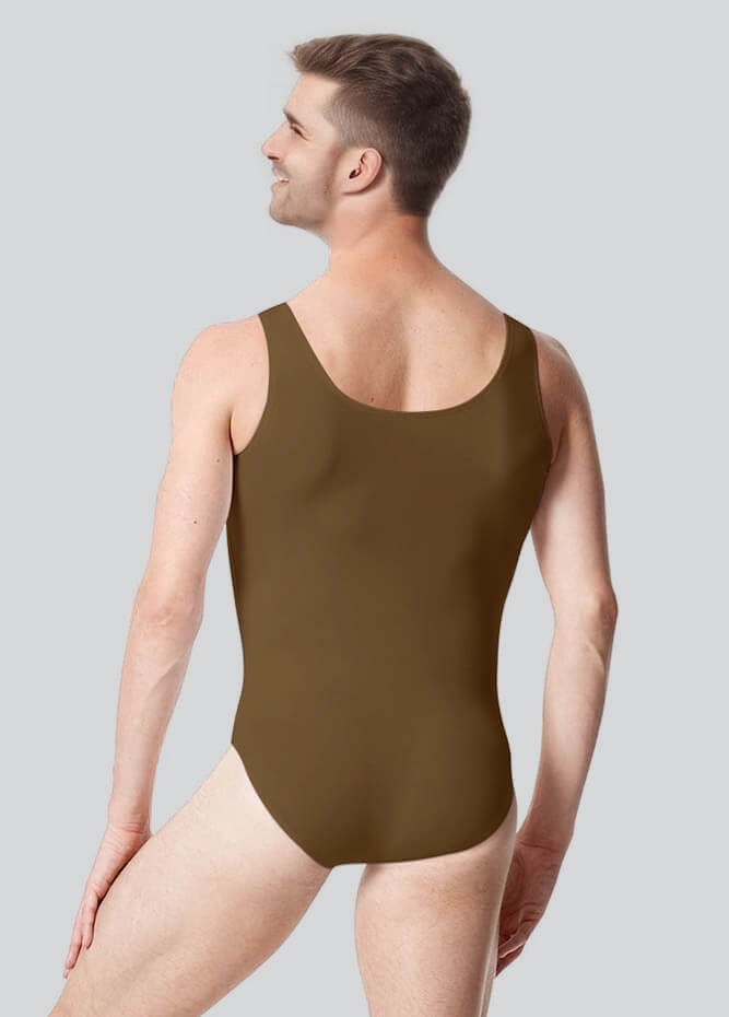 Mens Tank Scoop Neck Ballet Leotard