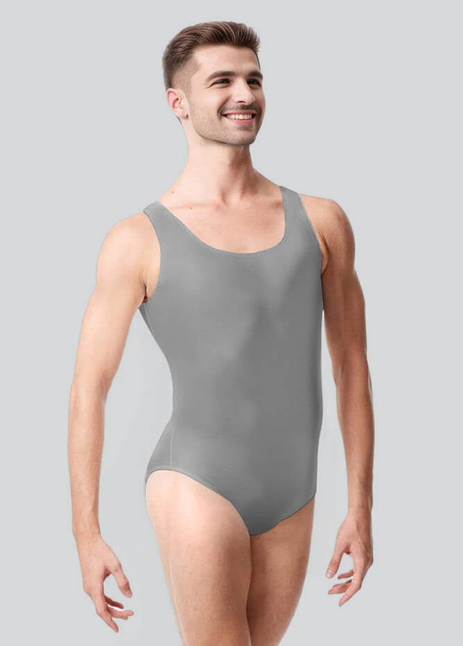 Mens Tank Scoop Neck Ballet Leotard