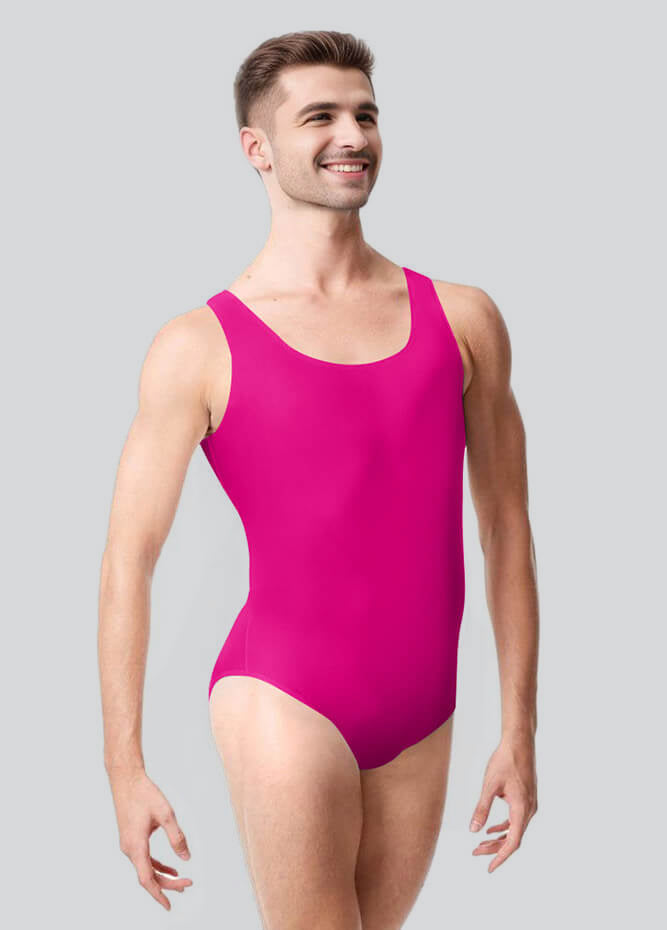 Mens Tank Scoop Neck Ballet Leotard