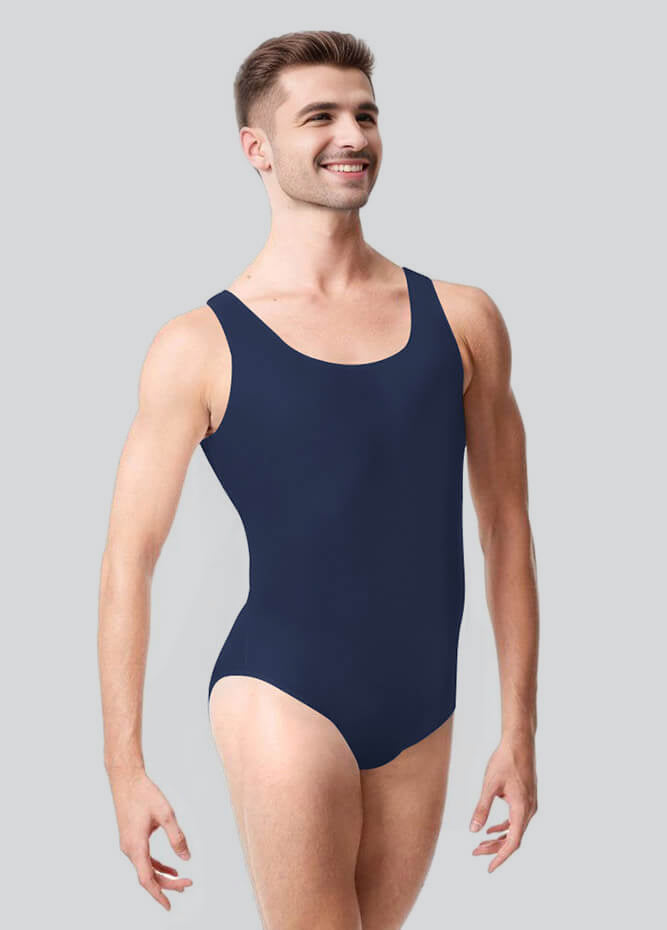 Mens Tank Scoop Neck Ballet Leotard