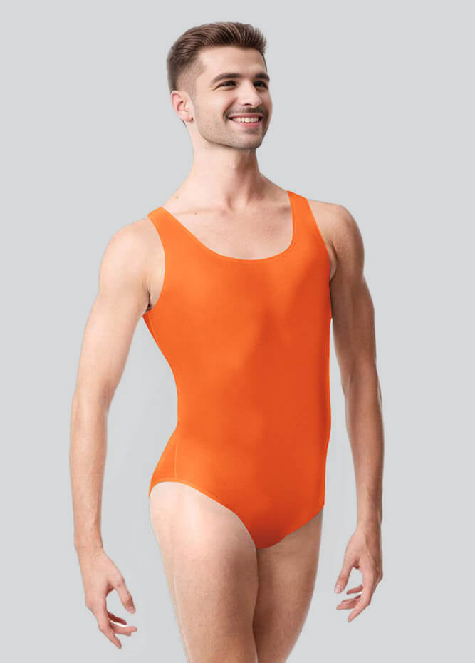 Mens Tank Scoop Neck Ballet Leotard