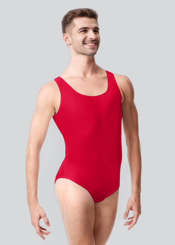Mens Tank Scoop Neck Ballet Leotard
