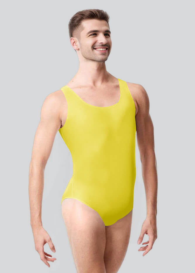 Mens Tank Scoop Neck Ballet Leotard