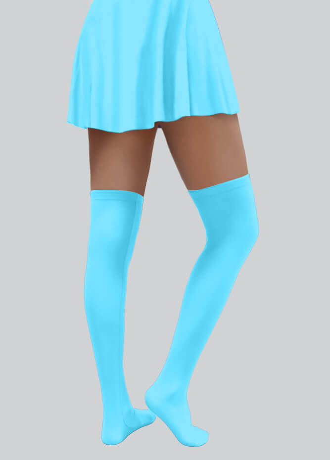 Over-the-Knee Stockings with Silicone Leg Grippers