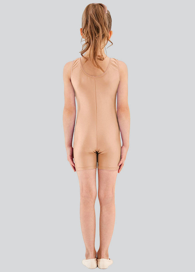 Short Tank Gymnastics Unitard for Girls