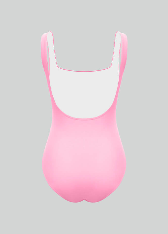 Womens Vintage Backless One Piece Leotard