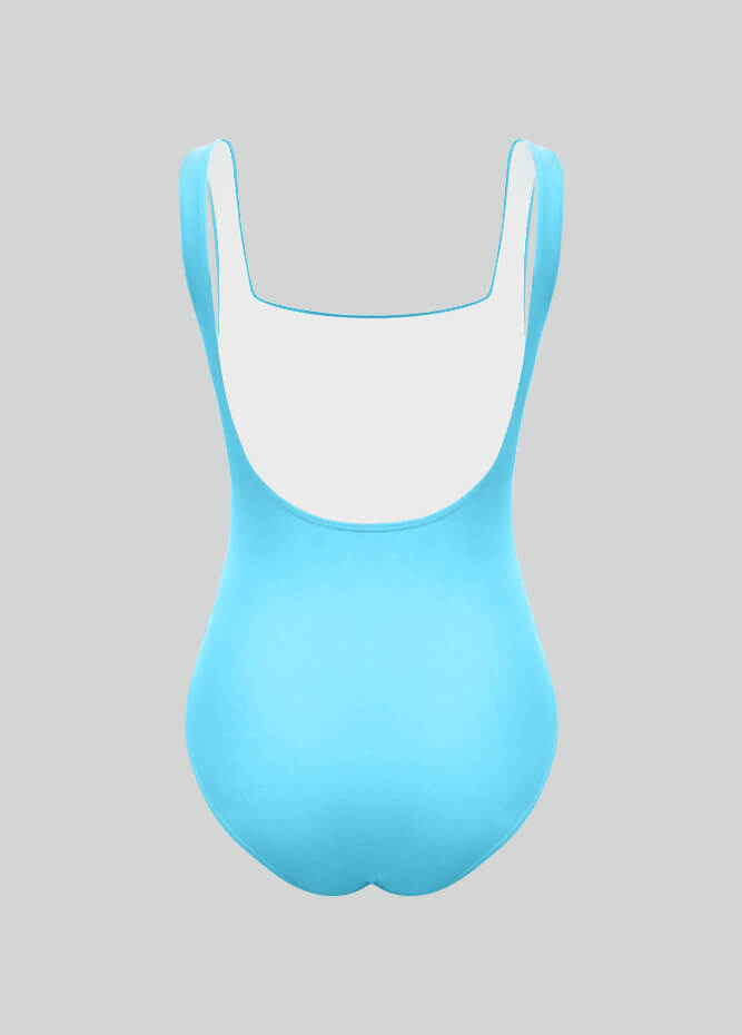 Womens Vintage Backless One Piece Leotard