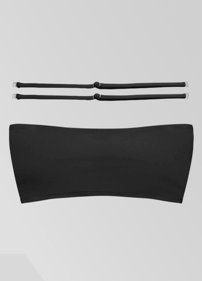 Womens Bikini Bandeau with Removable Strap