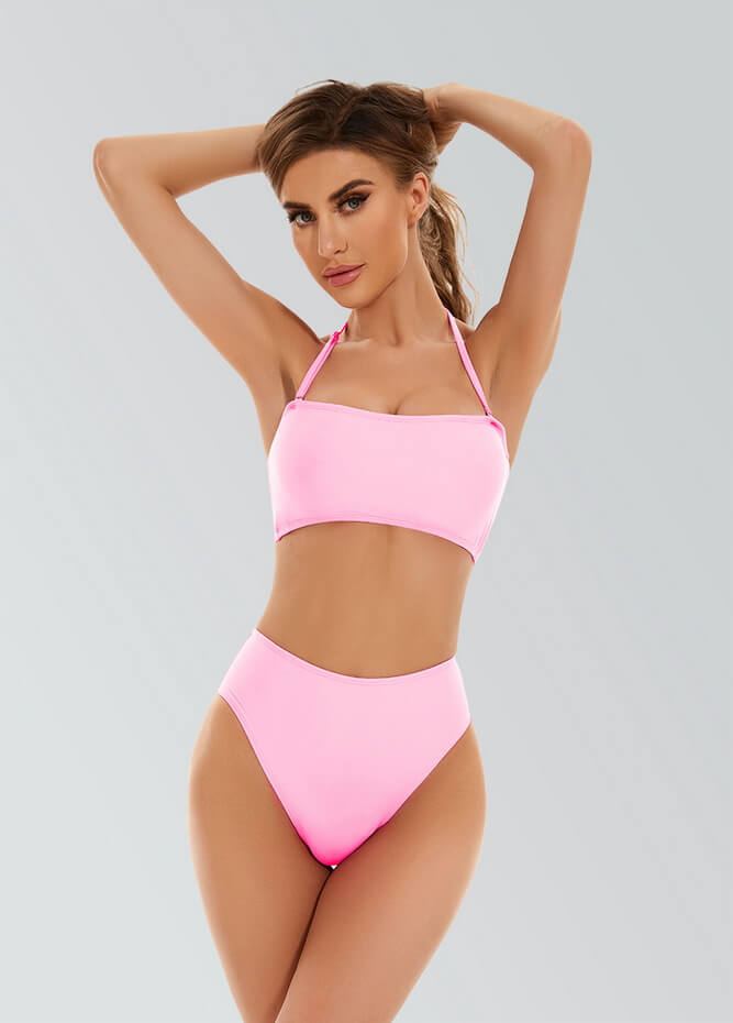 Womens Bikini Bandeau with Removable Strap