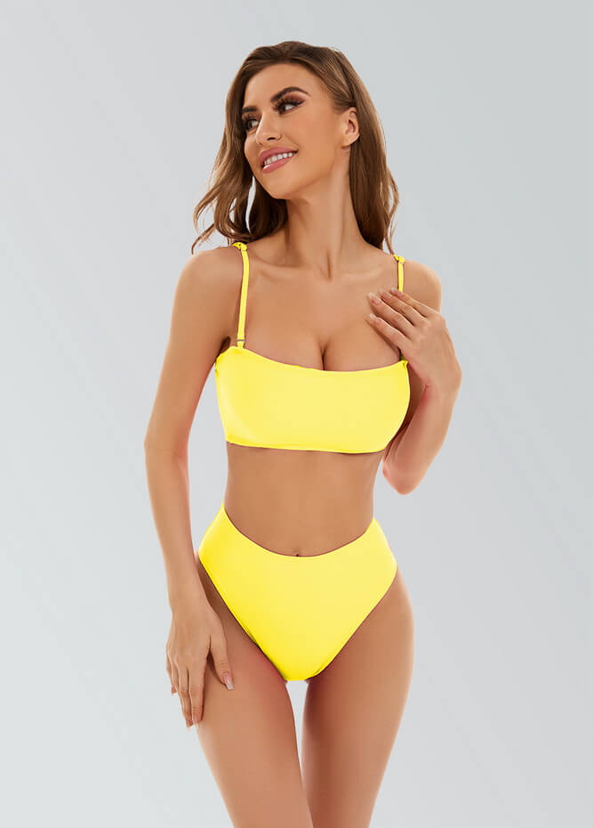 Womens Bikini Bandeau with Removable Strap