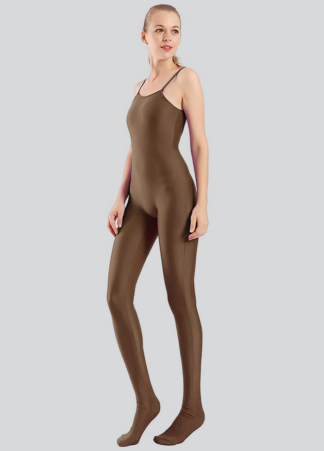 Speerise Womens Camisole Footed Unitard