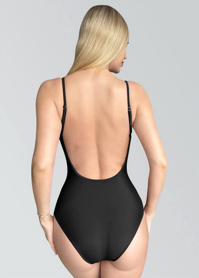 Womens Multiway Straps Camisole Low Back Leotard