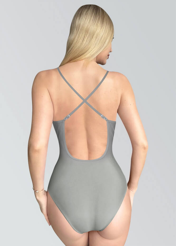 Womens Multiway Straps Camisole Low Back Leotard