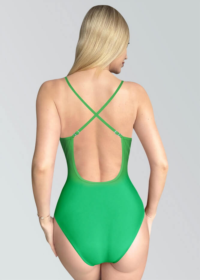 Womens Multiway Straps Camisole Low Back Leotard