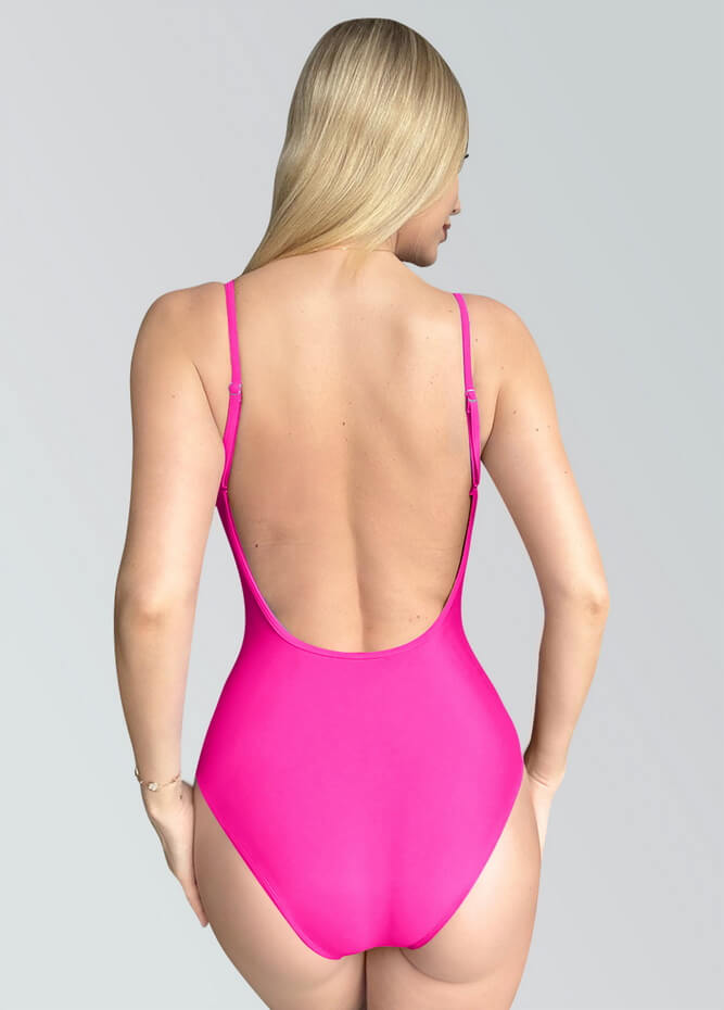 Womens Multiway Straps Camisole Low Back Leotard