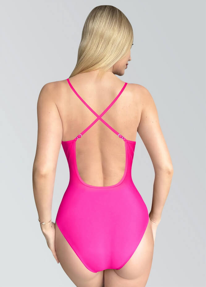Womens Multiway Straps Camisole Low Back Leotard