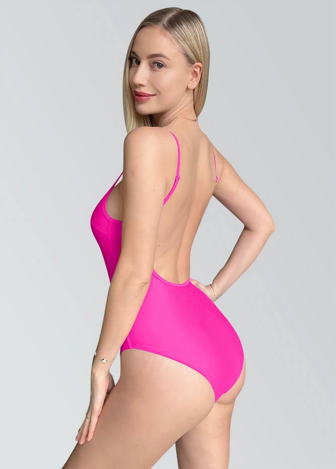 Womens Multiway Straps Camisole Low Back Leotard