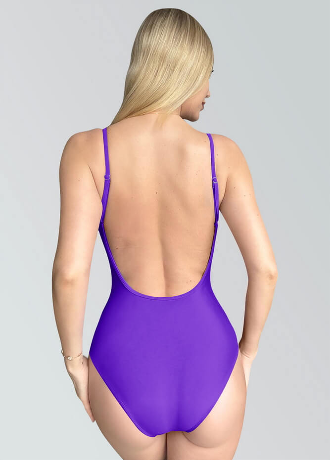 Womens Multiway Straps Camisole Low Back Leotard