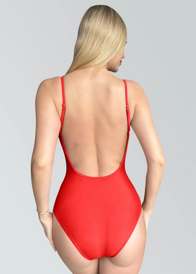 Womens Multiway Straps Camisole Low Back Leotard