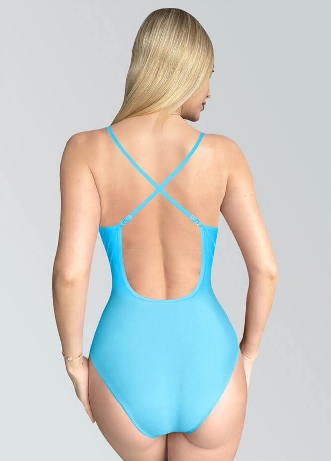 Womens Multiway Straps Camisole Low Back Leotard