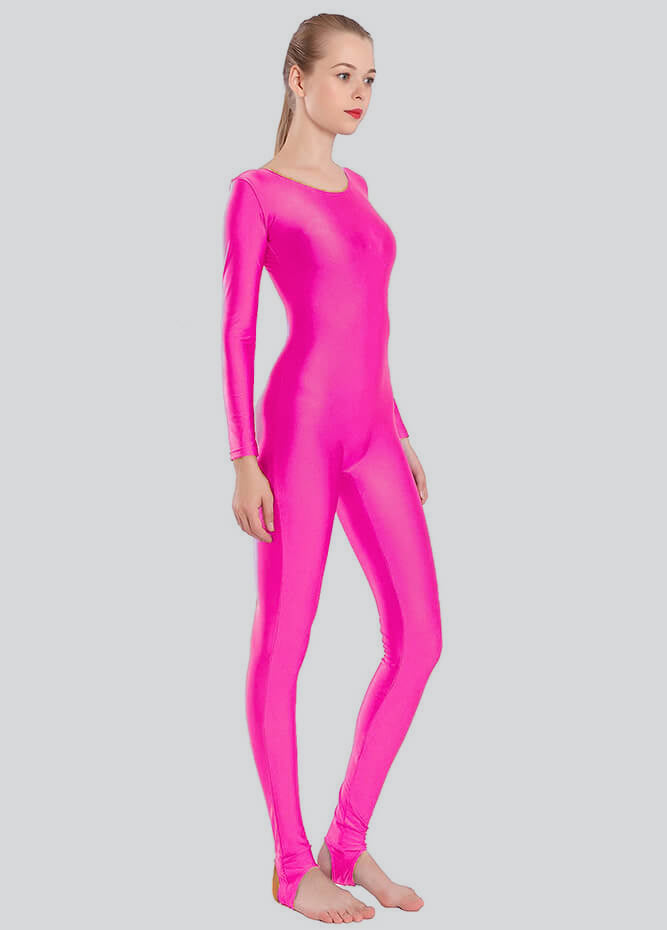 Womens Scoop Neck Unitard with Stirrup