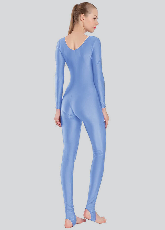 Womens Scoop Neck Unitard with Stirrup