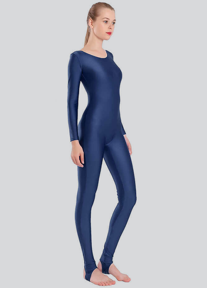 Womens Scoop Neck Unitard with Stirrup