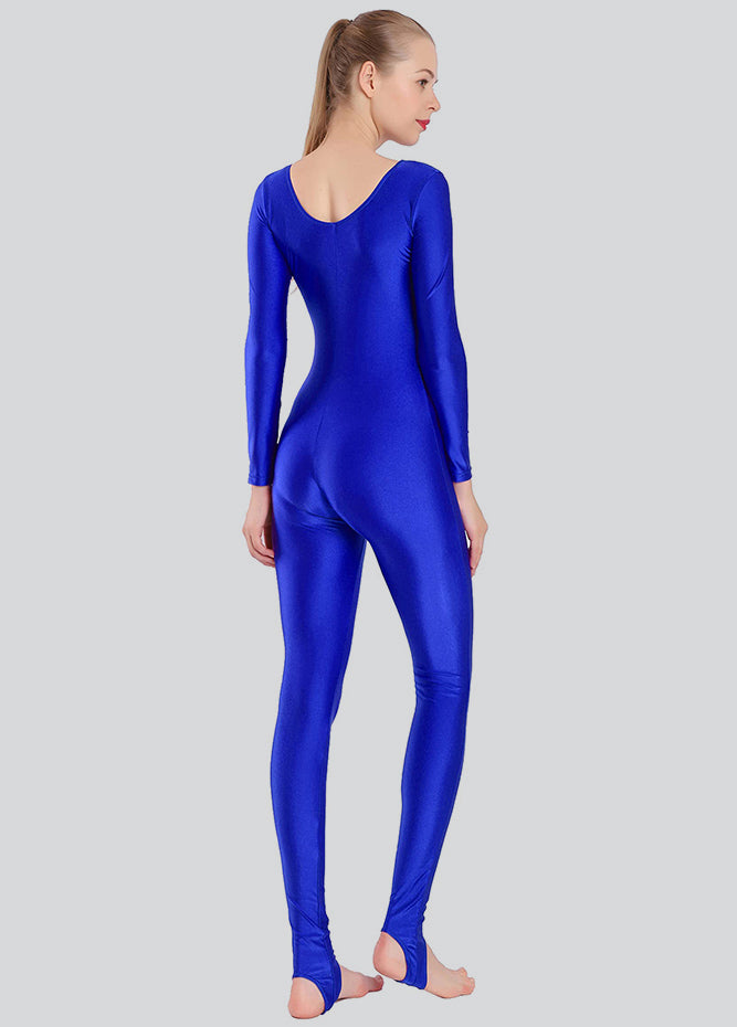 Womens Scoop Neck Unitard with Stirrup