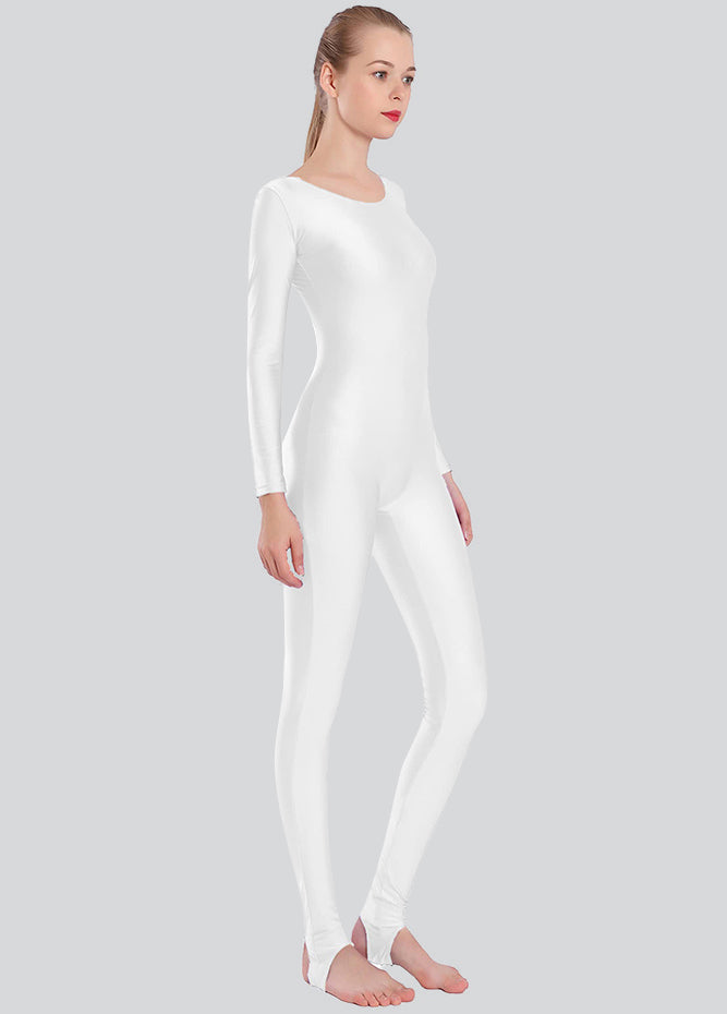 Womens Scoop Neck Unitard with Stirrup