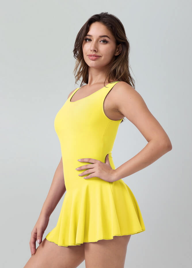 Womens Tank Dance Leotard with Skirt