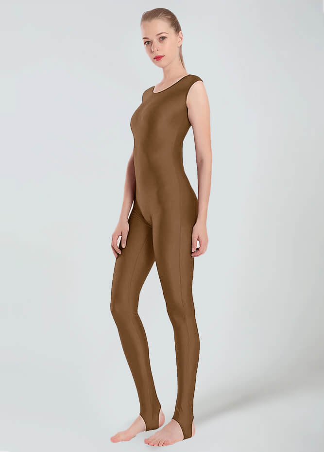 Womens Tank Unitard with Stirrup