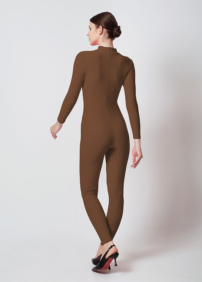 Womens Turtleneck Long Sleeve Unitard