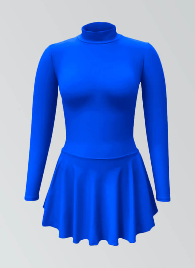 Thong Long Sleeve Skirted Leotard