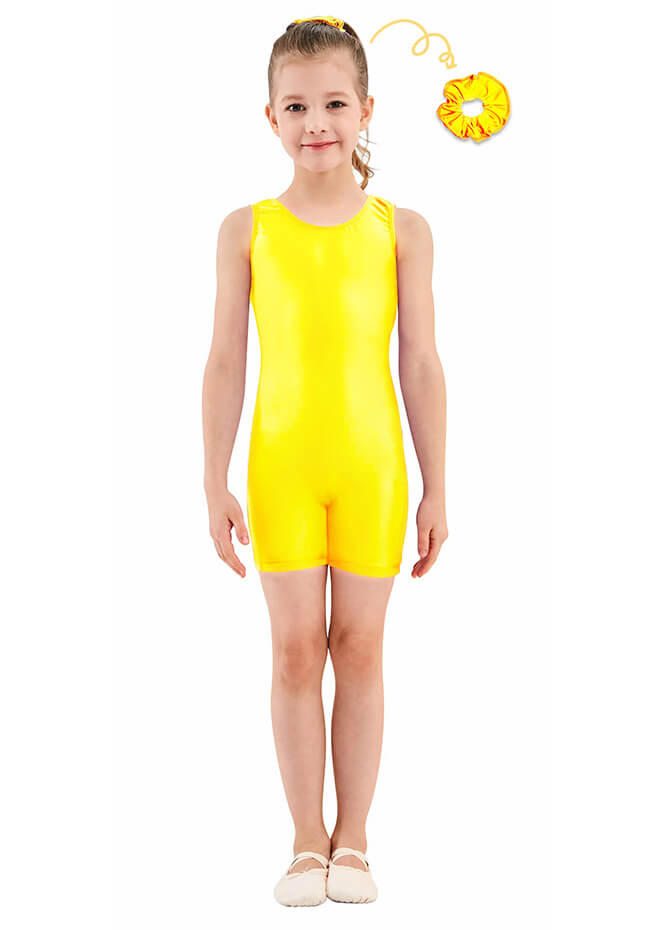 Speerise Short Tank Gymnastics Unitard for Girls