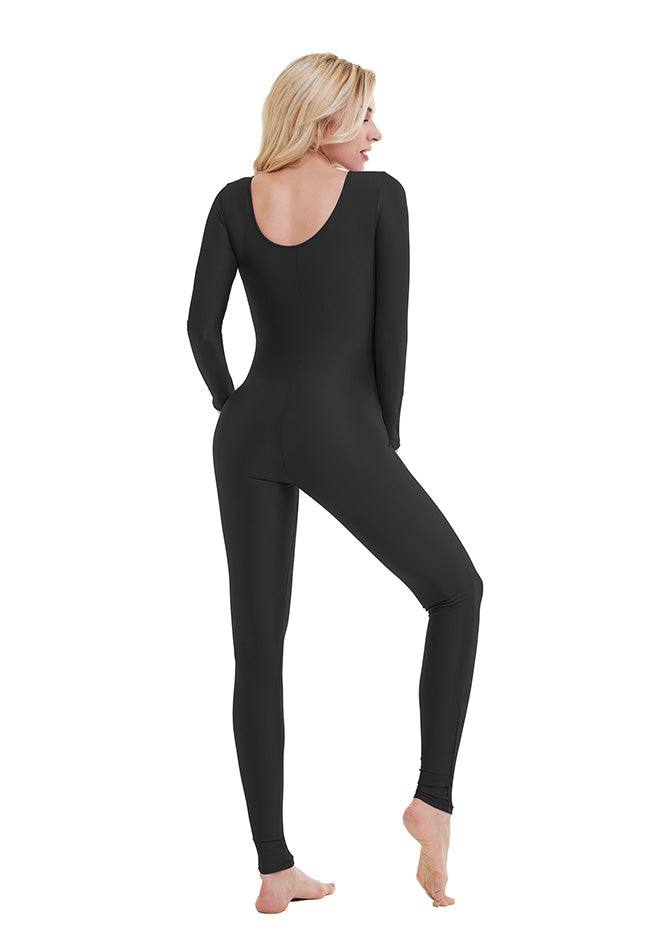 black long sleeve unitard