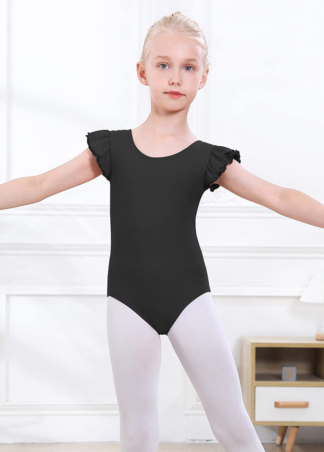 Speerise Ruffle Leotard Crisscross Back 3-12 Years